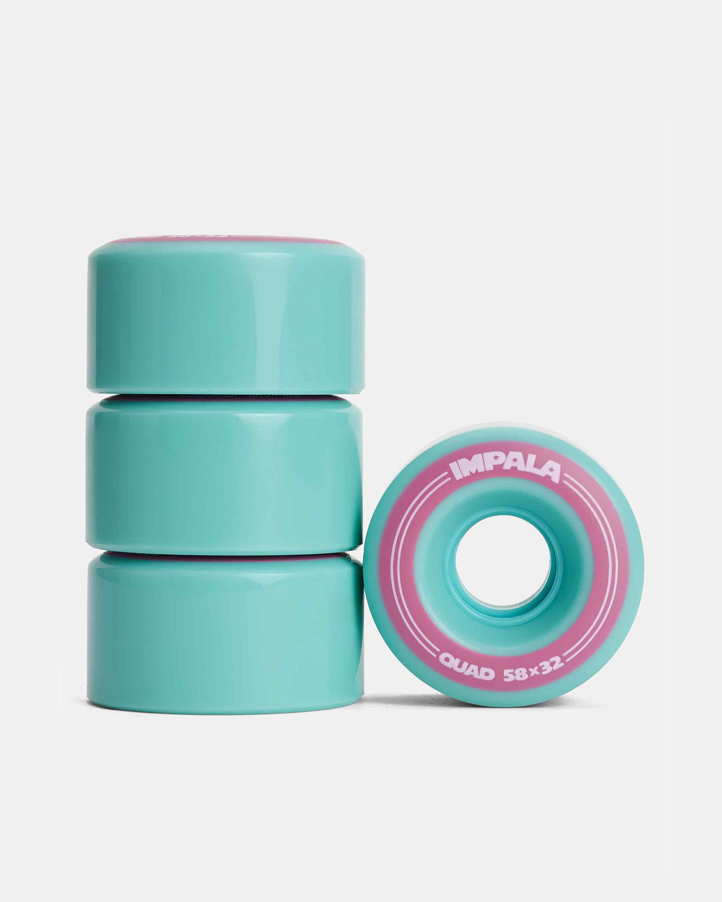 Impala 4 Pack Wheels - Aqua