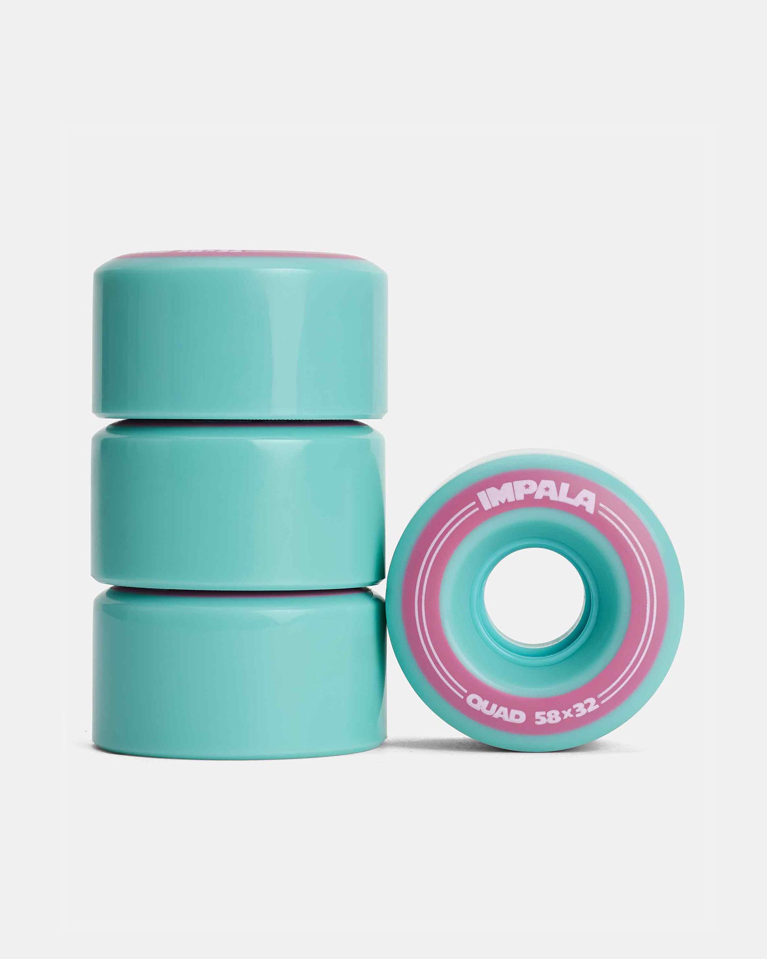 Impala 4 Pack Wheels - Aqua