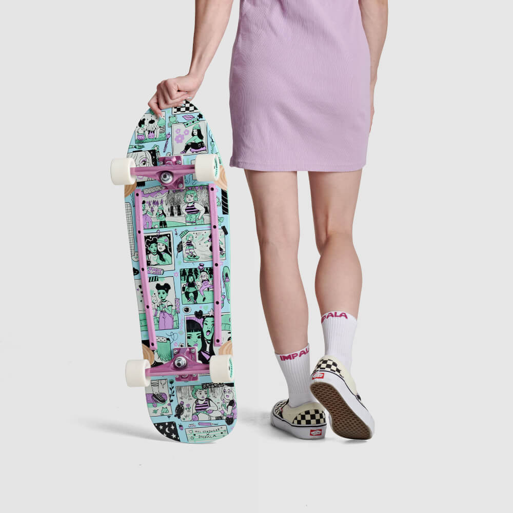 Impala Hera Cruiser Skateboard - 31.5" Mel Stringer