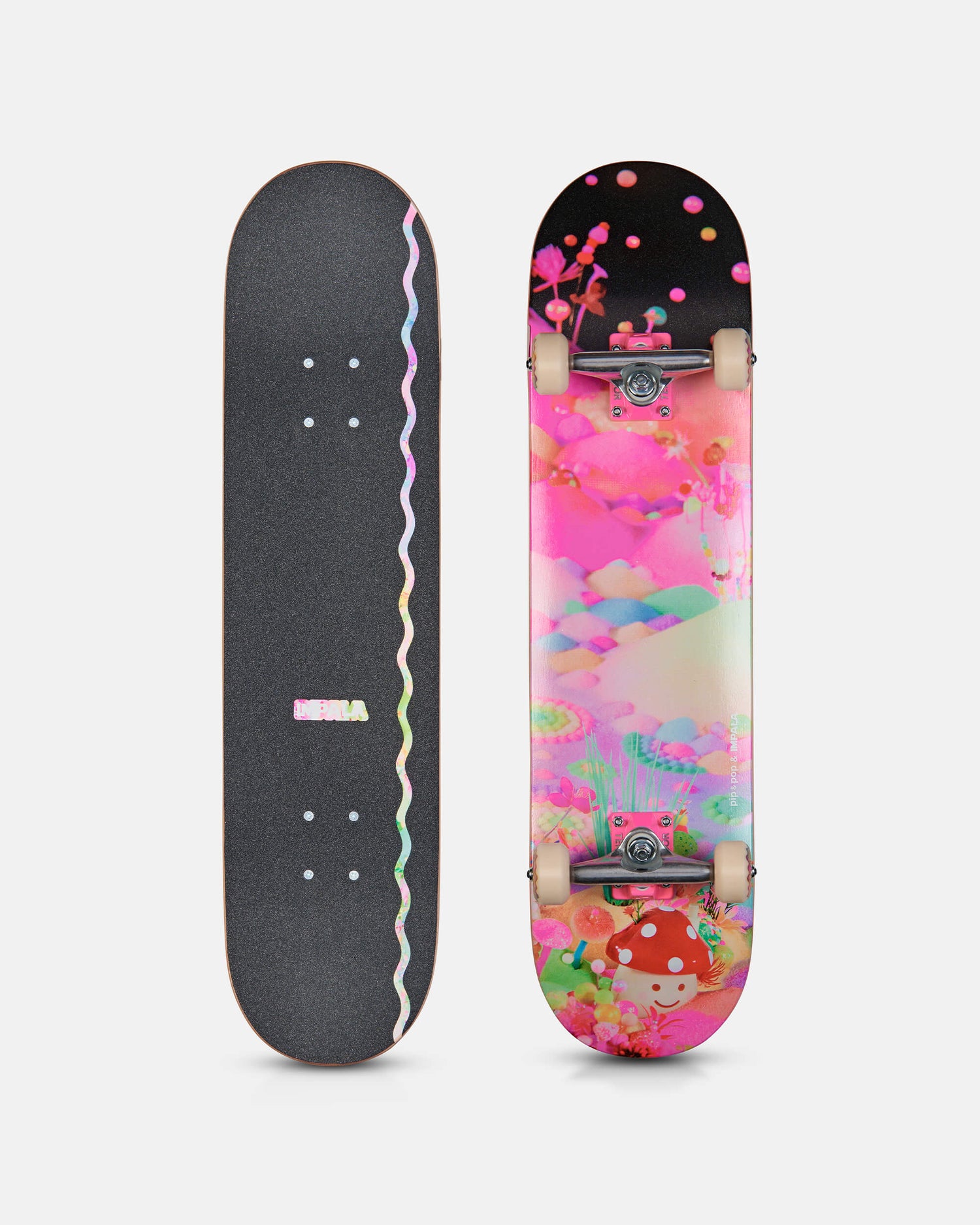 Impala Pip and Pop Skateboard - 7.75" Baby Mushroom
