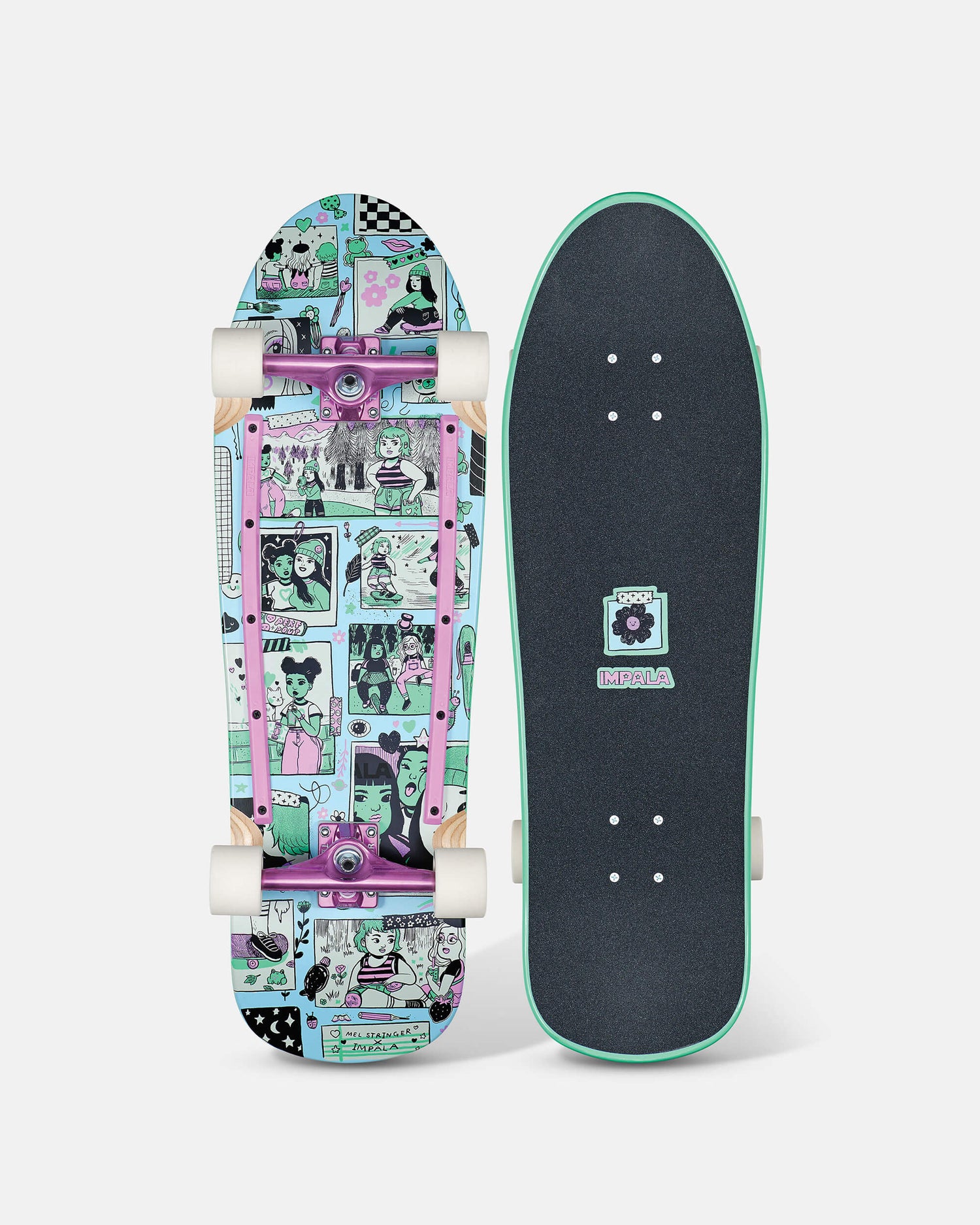 Impala Hera Cruiser Skateboard - 31.5" Mel Stringer