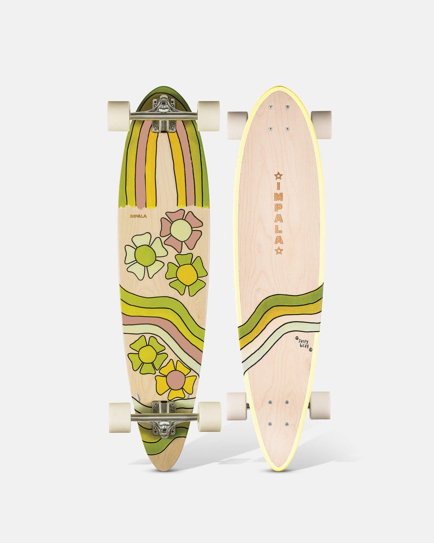 Impala Jupiter Longboard - 37" Birdy Floral
