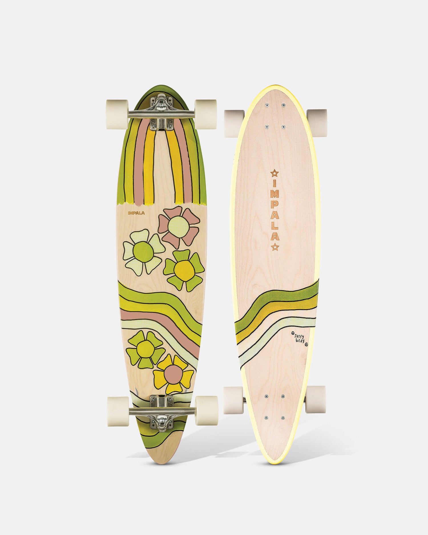 Impala Jupiter Longboard - 37" Birdy Floral